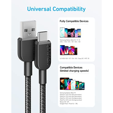 Anker USB to USB C Charger Cord - Durable & Reliable 2 Pack