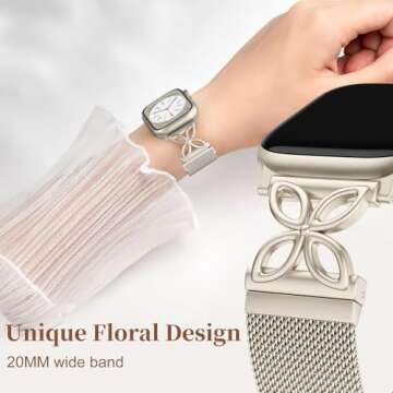 Stylish Getino Apple Watch Mesh Loop Band for Women