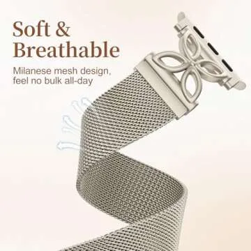 Stylish Getino Apple Watch Mesh Loop Band for Women