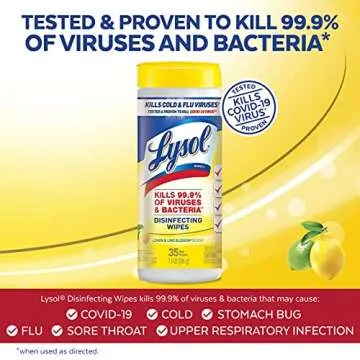 Strong Lysol Disinfectant Wipes for Germ-Free Surfaces