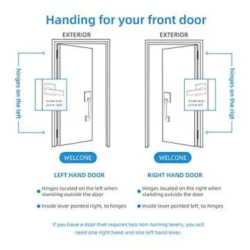 Elegant Satin Nickel Front Entry Handle for Every Home