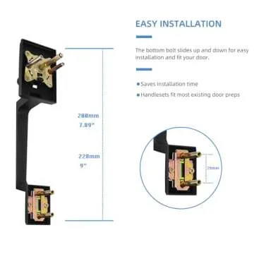 Elegant Satin Nickel Front Entry Handle for Every Home
