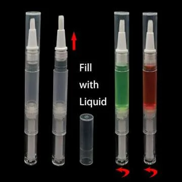 MOTYYA 5 Pack Twist Pens for Nail & Lip Application