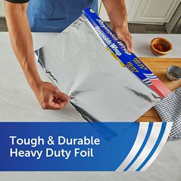 Reynolds Wrap Heavy Duty Aluminum Foil, 75 Square Feet