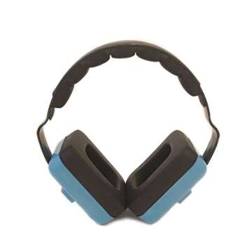 Little Llama Baby 6 Months to 4 Years Old Hearing Protection Ear Muffs - Super Comfortable Noise Reduction and Ear Protection for Your Infant Toddler and Child - Blue
