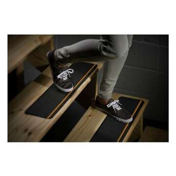 3M Safety-Walk Slip Resistant Reflective Tread, 6 in x 2 ft, Anti Slip, Adhere Without Wrinkling, Cu...