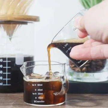 Double Spouts Espresso Pitcher with Handle - 2 Pack