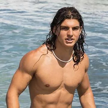 FROG SAC 18" White Puka Shell Necklace, Beaded Seashell Necklaces for Women and Men with Small Round Clam Chip Beads, Hawaiian Summer Beach Surfer Pooka VSCO Jewelry Chokers