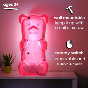 Gummygoods Gummy Bear Night Light for Fun Comfort