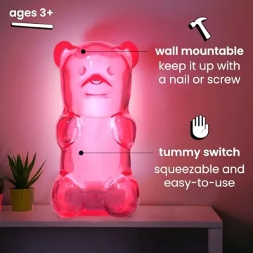 Gummygoods Gummy Bear Night Light for Fun Comfort
