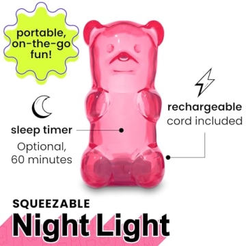 Gummygoods Gummy Bear Night Light for Fun Comfort