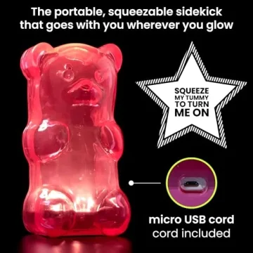 Gummygoods Gummy Bear Night Light for Fun Comfort