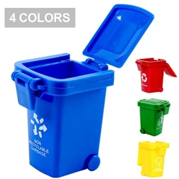 Nunkitoy Mini Trash Can Toy Set for Kids' Play