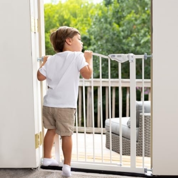 InnoTruth 30" Auto Close Baby Gate for Pets & Kids
