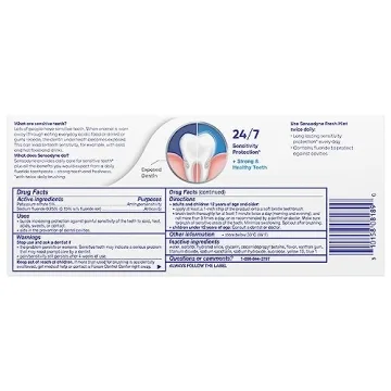 Sensodyne Fresh Mint Toothpaste for Cavity Protection