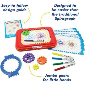 Retro Spiral Drawing Toy for Kids - Creative Fun