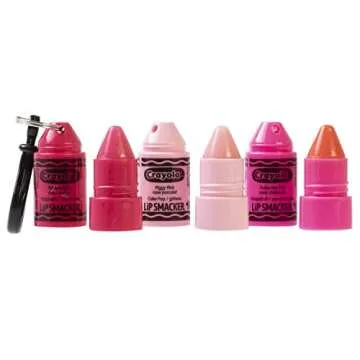 Colorful Lip Smacker Crayola Crayon Flavored Balm Pack - Fun! | Moisturizing