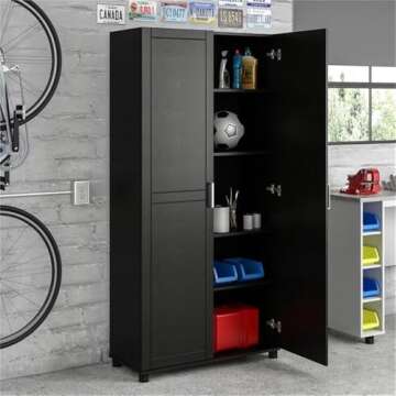 SystemBuild Evolution Callahan Utility Storage - 36 Inch - Black