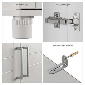 SystemBuild Evolution Callahan Utility Storage - 36 Inch - Black