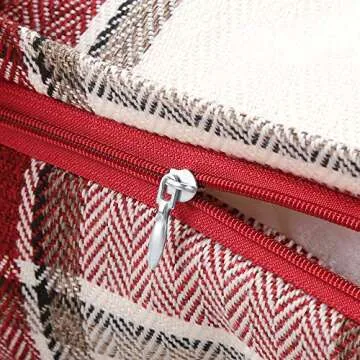 Buffalo Check Throw Pillow Covers - Decorative 18x18 Pack of 2