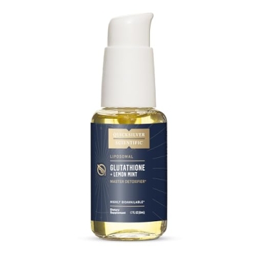 Quicksilver Scientific Liposomal Glutathione - Superior Absorption Oral Glutathione Supplement for D...