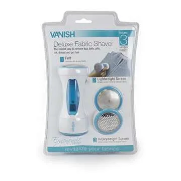 Vanish 7920 Deluxe Fabric Shaver for Lint Removal