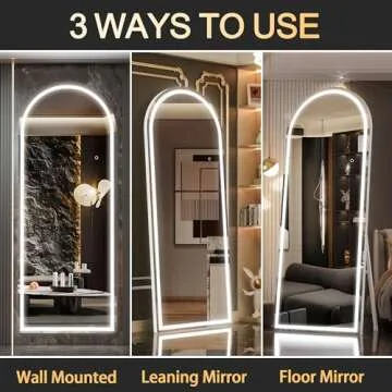 Hasipu 71x24 LED Full Length Mirror with Modern Design