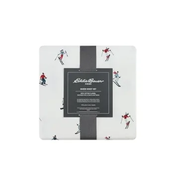 Eddie Bauer Cozy Queen Flannel Sheet Set - Warm Bedding