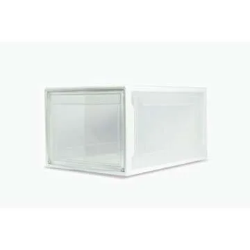 Sturdy Clear Shoe Storage Boxes - 3 Pack for Organizing