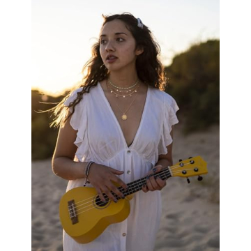 Trendy Gold Layered Turquoise Necklace for Women