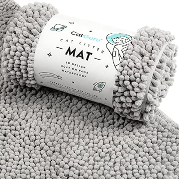 CatGuru Cat Litter Mat, Medium, Extra Large, XXL, Waterproof Litter Box Mat, Non Slip Kitty Litter M...