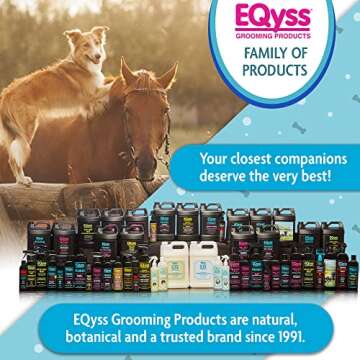 EQyss Avocado Mist Pet Spray Conditioner - Shines, Conditions, and Reduces Shedding, Weightless Leave in Spray - for Dogs, Cats, Puppies - Oil and Silicone Free, pH Balanced, USA Made