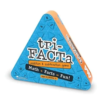 Engaging Learning Resources tri-FACTa Board Game for Fun Math Skills