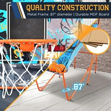 SereneLife Basketball Arcade Game with LED Scoreboard