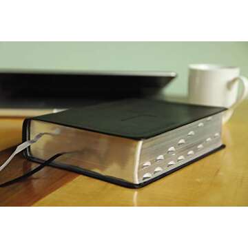 The Jesus Bible, NIV Edition: Leathersoft, Black, Thumb Indexed, Comfort Print