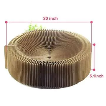 BobbyPet Cat Scratcher Lounge Bed for Big Cats