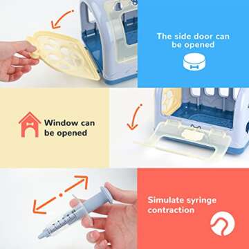 Interactive Veterinarian Kit for Kids with Electric Dog