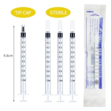 50 Sterile 1ml Syringes - Best Oral Dispenser for Pets