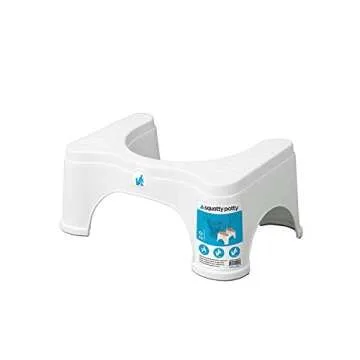 Squatty Potty Original Toilet Stool 2.0 Base 7", White, 1 Count