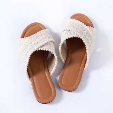 Stylish Mtzyoa Women Flat Sandals for Summer Comfort