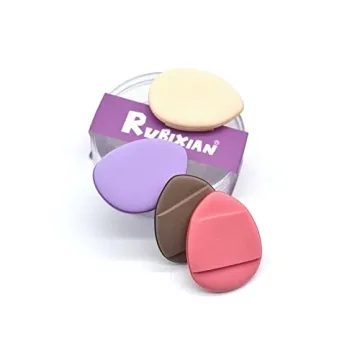 RUBIXIAN Mini Triangle Makeup Puffs for Flawless Application