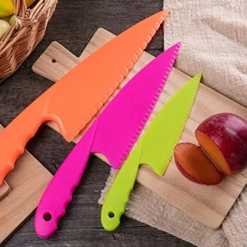JOVITEC 8 Pcs Kid Chef Knife Set for Safe Cooking