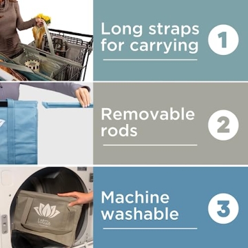 Lotus Trolley Bags - Eco-Friendly Shopping Bag Set