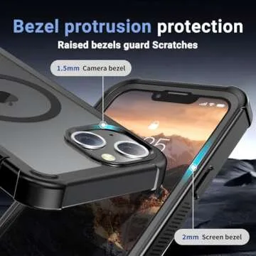 Jaroco iPhone 14 Case with MagSafe Military Grade Drop Protection