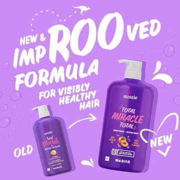 Aussie Total Miracle 7 Benefits Hair Conditioner - Ultimate Care for All Hair Types