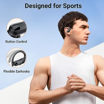 Occiam Wireless Bluetooth Earbuds - 96H Playback Gym