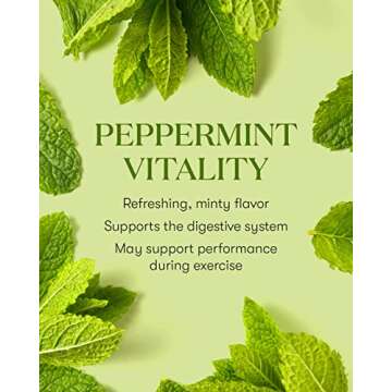 Young Living Peppermint Vitality Essential Oil | 5 ml | Dietary Supplement for Digestive Support and Refreshing Flavor