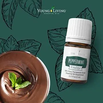 Young Living Peppermint Vitality Essential Oil | 5 ml | Dietary Supplement for Digestive Support and Refreshing Flavor