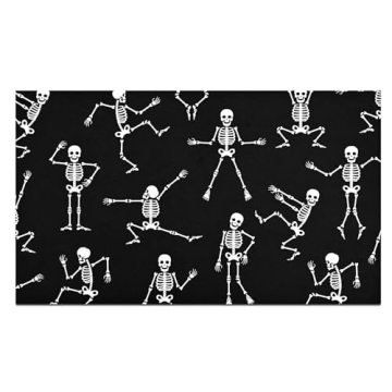 ASPMIZ Halloween Door Mat & Runner Rug - Festive Skeleton Decorations