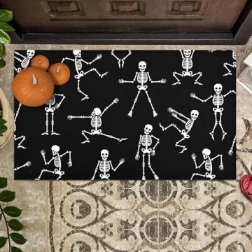 ASPMIZ Halloween Door Mat & Runner Rug for Spooky Decor